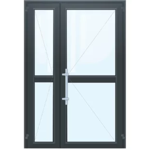 D45 дверь в проём открывание наружу