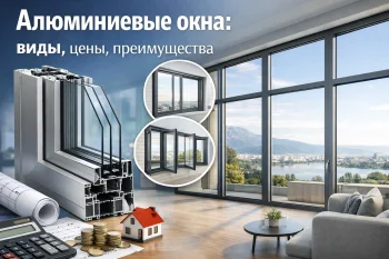 Алюминиевые окна: виды, цены, преимущества